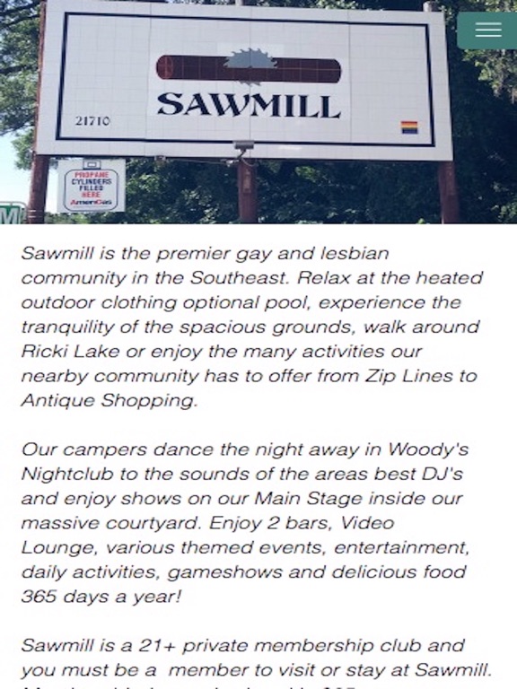 Screenshot #4 pour Sawmill Camping Resort