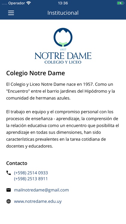 NOTRE DAME Colegio y Liceo screenshot-3