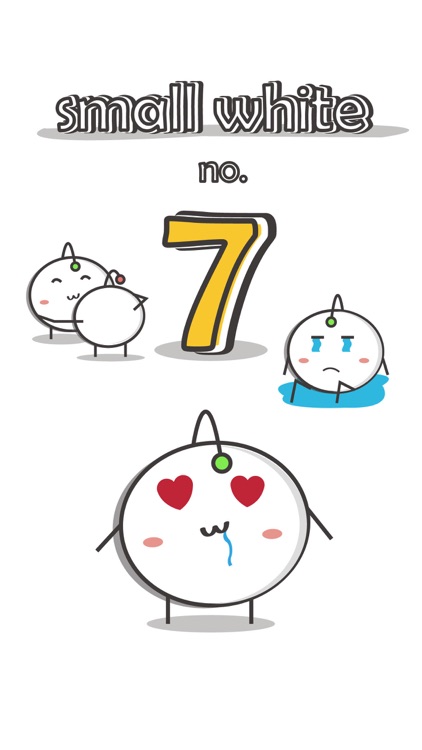 White No.7 - NHH Animated Stickers