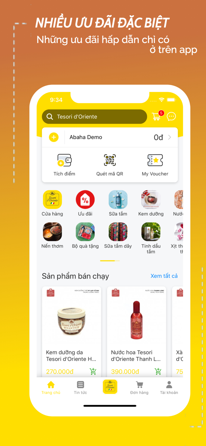 Tesori dOriente - Sữa tắm Ý