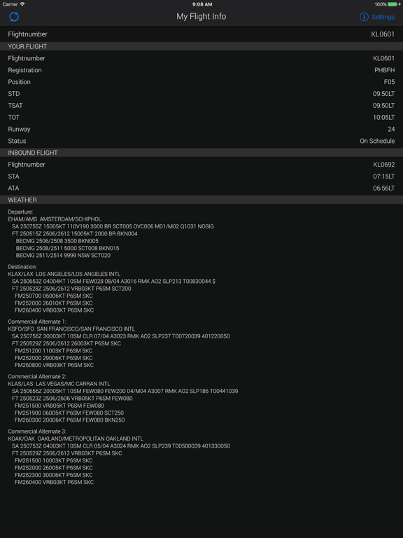 Screenshot #4 pour My Flight Info
