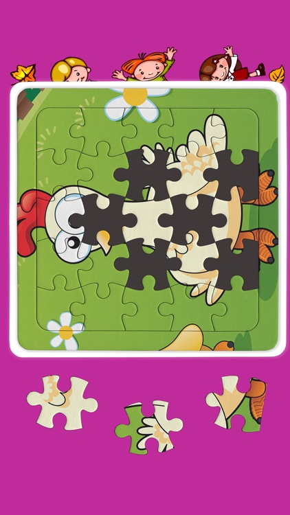 Amazing farm animals jigsaw puzzle for toddlers