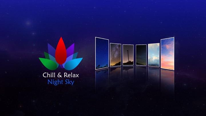 Screenshot #1 pour Chill & Relax Night Sky Stars HD Video