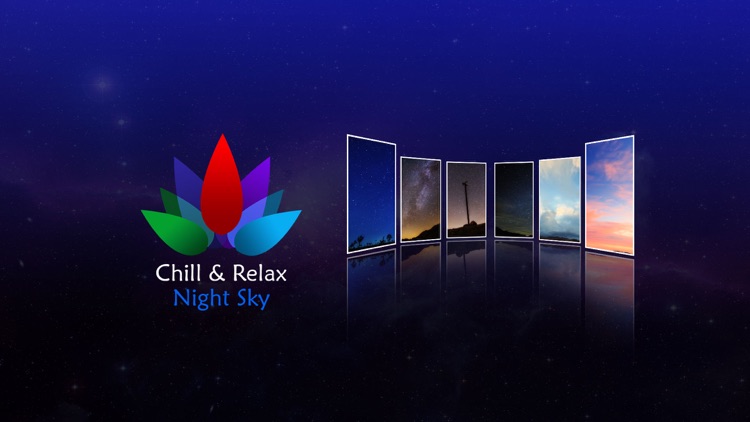 Chill & Relax Night Sky Stars HD Video