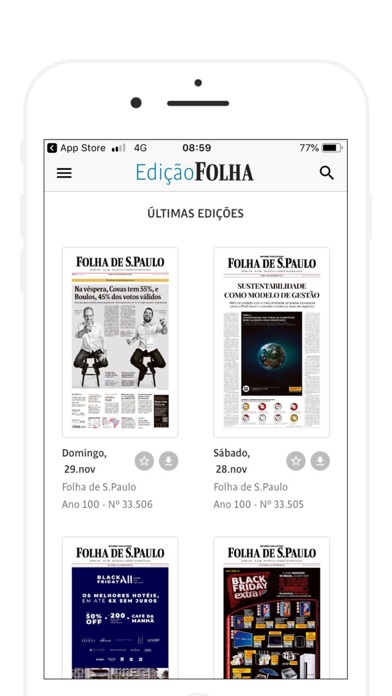 Folha SP Impressa Screenshot
