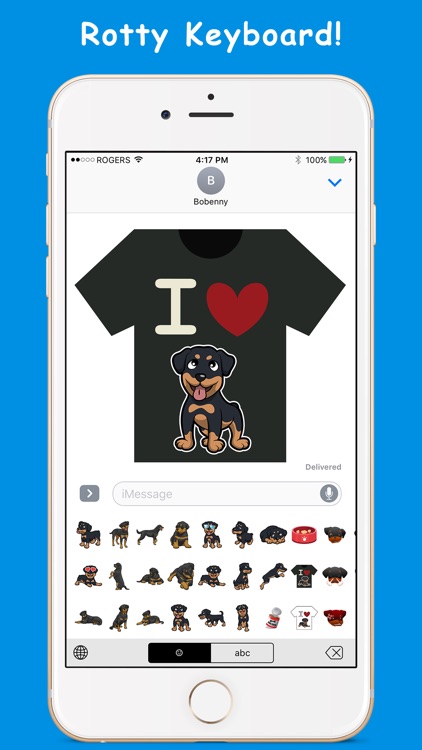 RottyEmoji - Rottweiler Emoji Keyboard & Stickers screenshot-3
