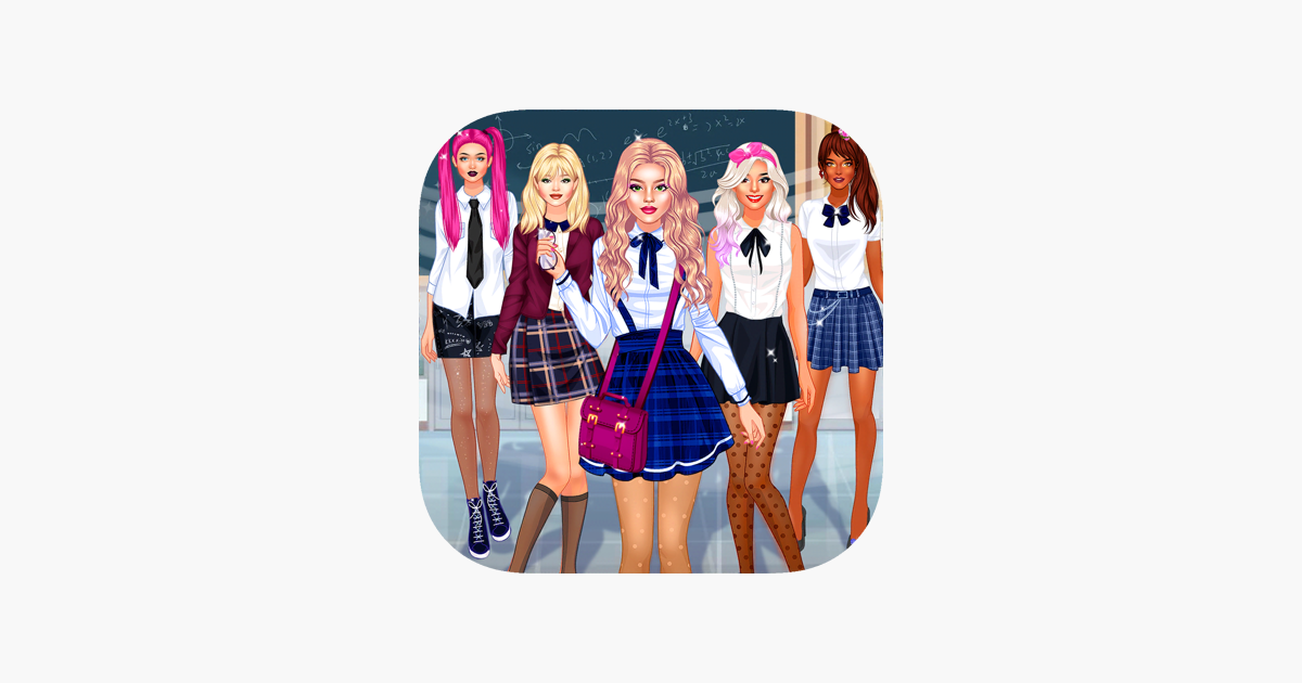 Aplikacja Ubieranki Dziewczyn w Szkole w App Store