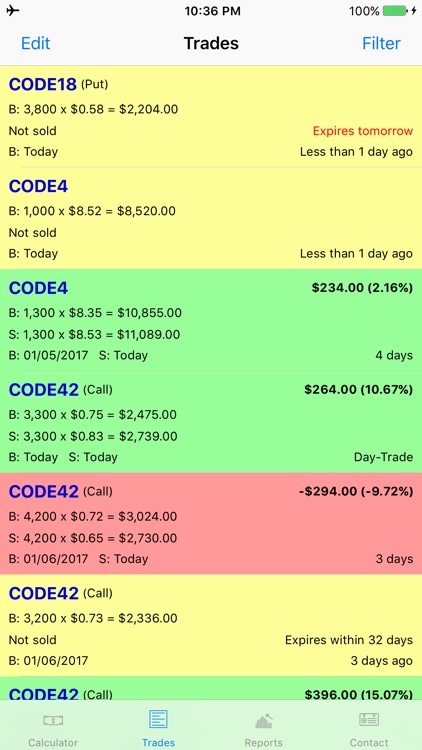 MyStocks - Manage your stocks and options