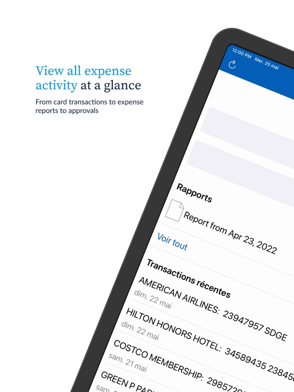 Nexonia Expenses iPad screenshot 4 - Business app