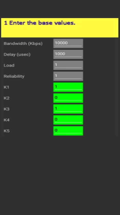 EIGRP Metric Calculator