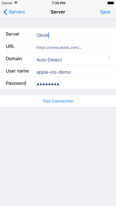 Screenshot #3 pour S-Filer/Sanctum Mobile Client