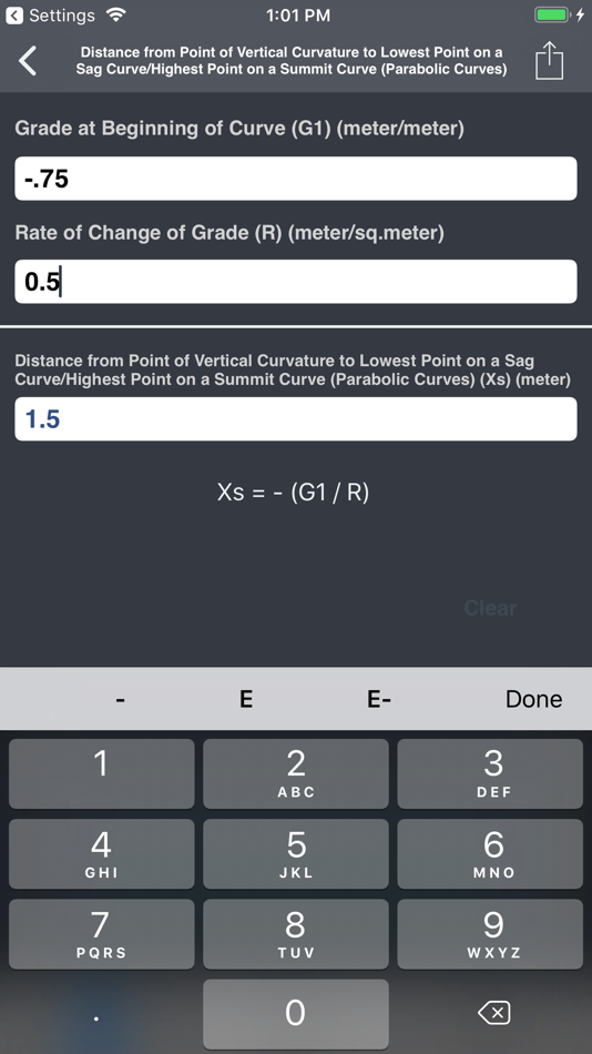 #6. Highways & Roadwork Calculator (iOS) By: V PUGAZHENTHI