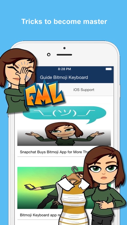 Guide for Bitmoji Keyboard - Your Avatar Emoji