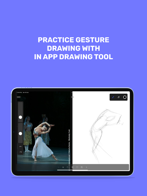 Screenshot #2 for Gesture Drawing App