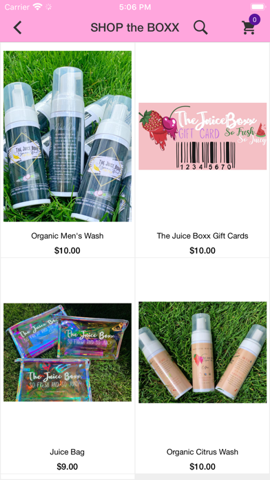 Juice Boxx Organics Screenshot