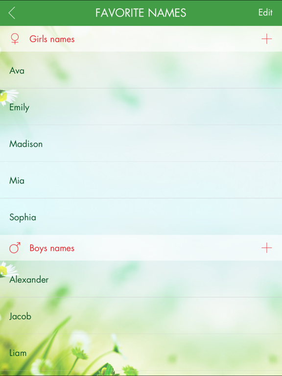 Screenshot #6 pour Baby Names ++