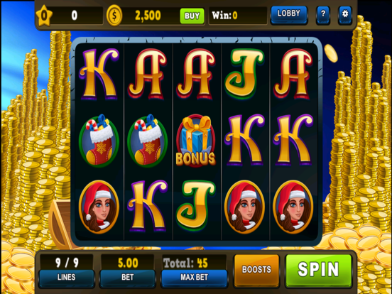 Merry Christmas JackPot Slots iPad screenshot