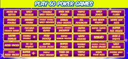 Game screenshot 60 in 1 - Video Poker Games mod apk