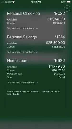 Jordan Credit Union Mobile screenshot 1