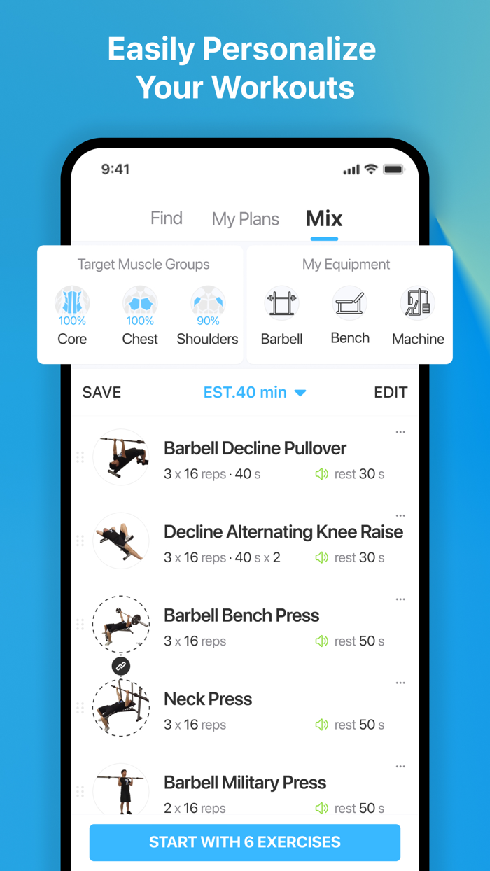JEFIT Workout Planner Gym Log