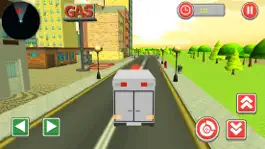 Game screenshot 911 Blocky Ambulance Sim Game mod apk