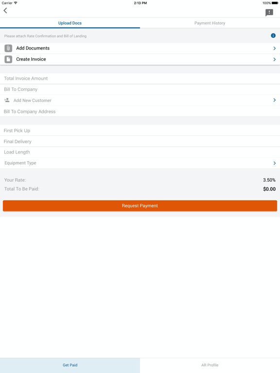 ComFreight: Load Matching App iPad screenshot 4 - Business app