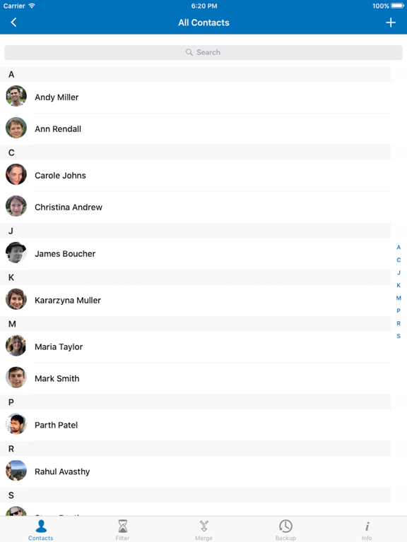 Screenshot #6 pour Nettoyeur de contacts - Easy Contact Backup