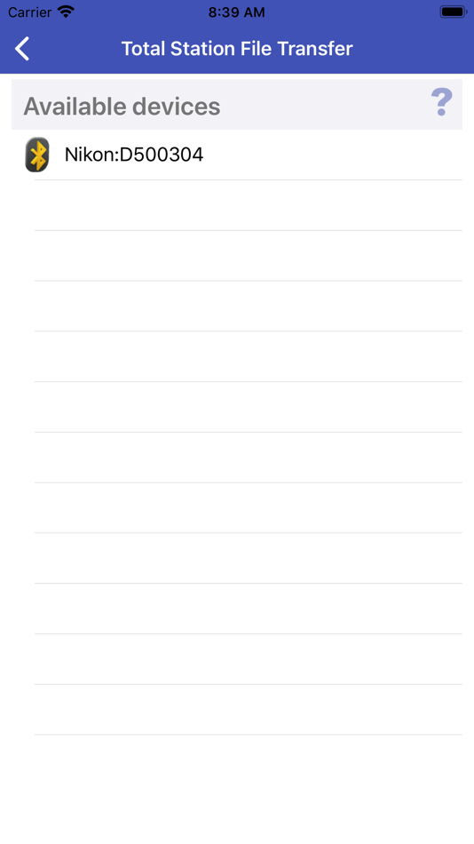 #6. Total Station File Transfer (iOS) By: NIKON-TRIMBLE CO.,LTD.