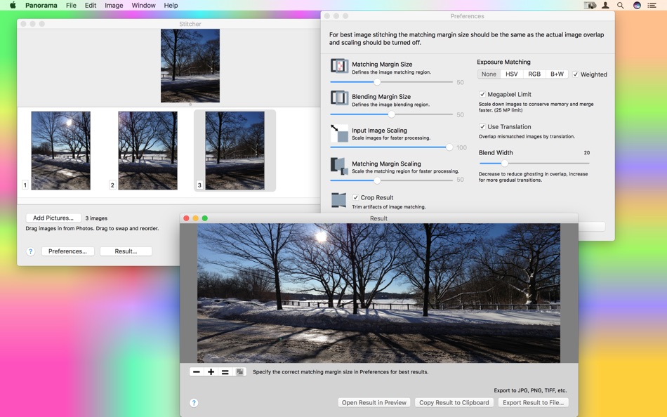 #1. Panorama - Join Overlap Images (macOS) 由: Limit Point Software