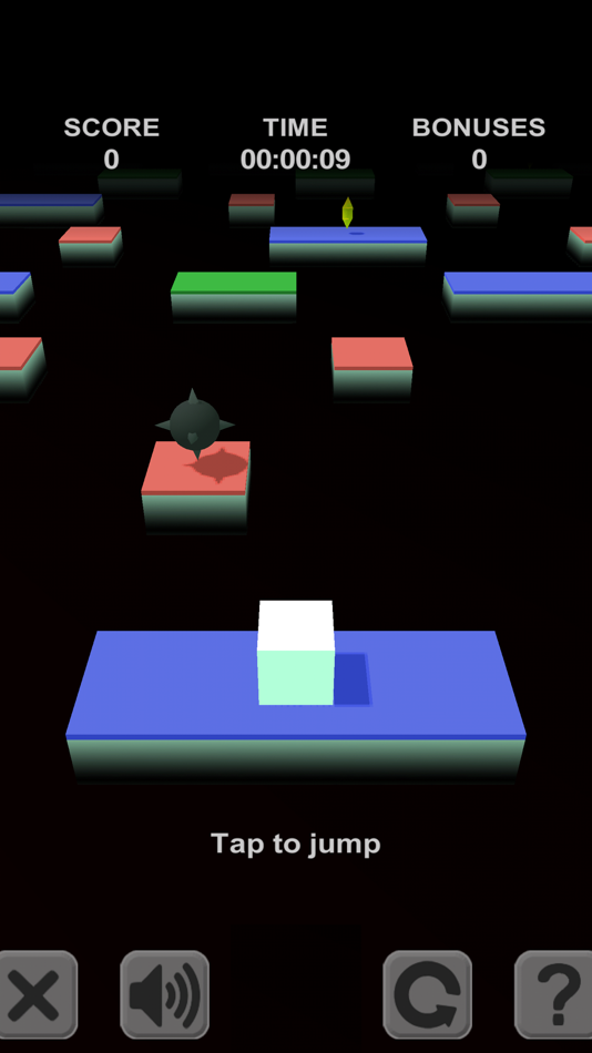 #2. Cube Jump. 3D platforms (iOS) 由: Ruslan Goncharenko