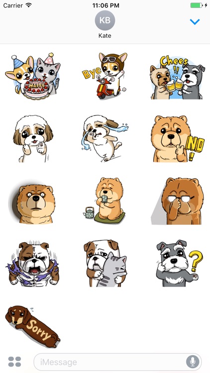 Cute Dogs and Cats Sticker