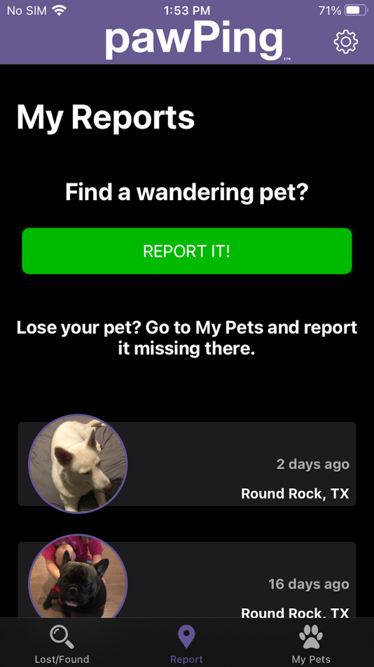 #6. pawPing - Pet Recovery Network (iOS) 由: Astute Logic Corporation