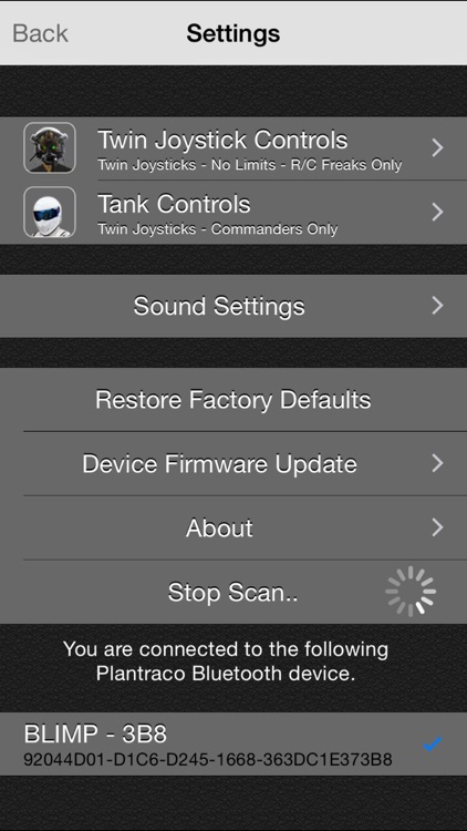 RC Microblimp Controller BLE screenshot-3