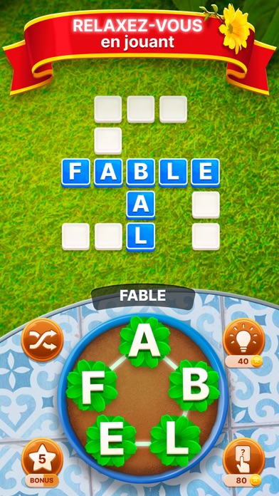 Screenshot #1 pour Jardin des Mots:Jeu de lettres
