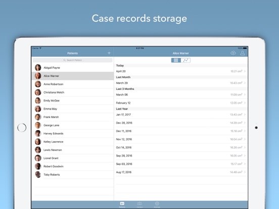 LesionMeter iPad screenshot 2 - Medical app
