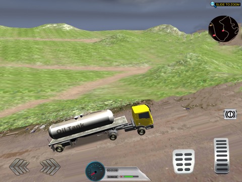 道路石油の輸送 - トラック トレーラー運転 3 D オフのおすすめ画像1