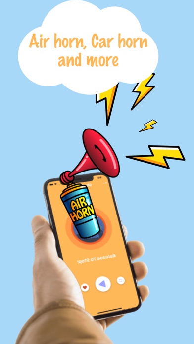 Prank Gun, Bell, Air Horn App Screenshot