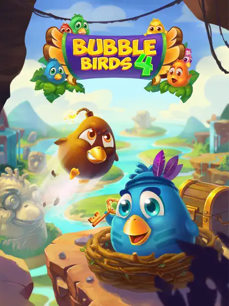 Bubble Birds 4 - Match 3 Shooter Game