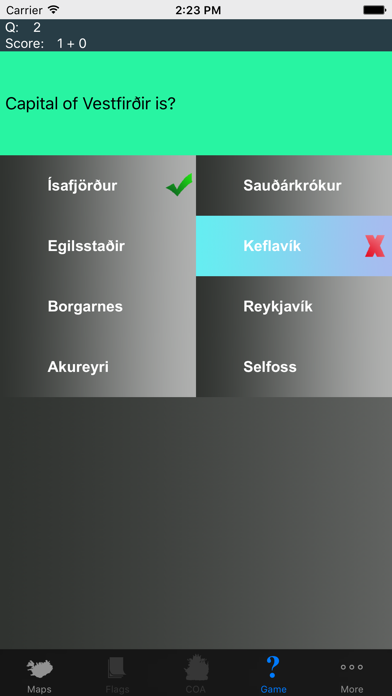 Screenshot #3 pour Iceland Region Maps and Capitals