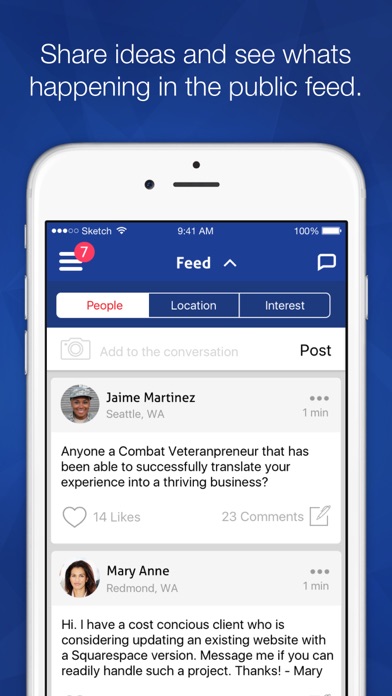 Screenshot #1 pour Women Veterans Alliance
