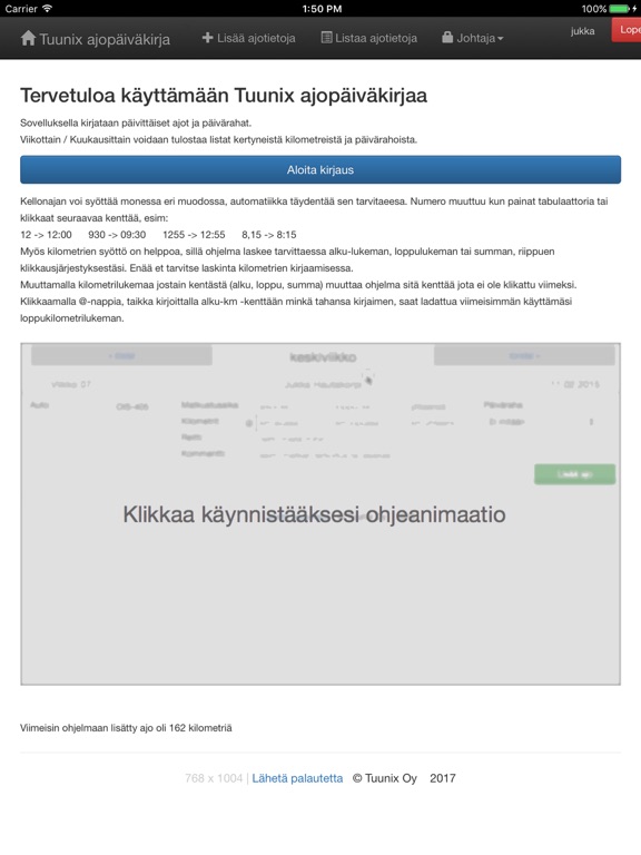 Screenshot #4 pour Tuunix Ajopäiväkirja