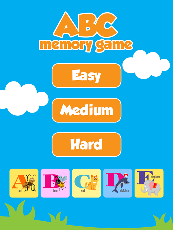 ABC Matching Puzzle Games for Kids iPad screenshot