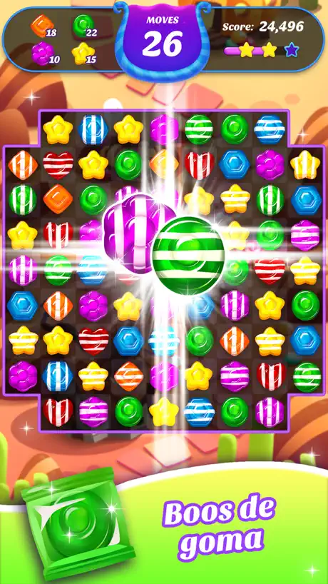 Gummy Candy Blast！Match 3 Game