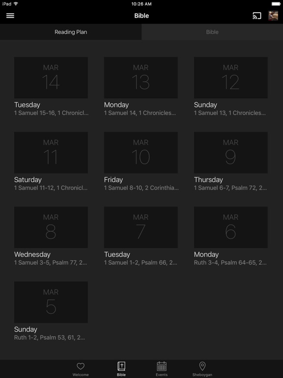 Crossroads Community Church WI iPad screenshot 2 - Education app