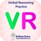 This app contains 12 full length verbal reasoning practice papers