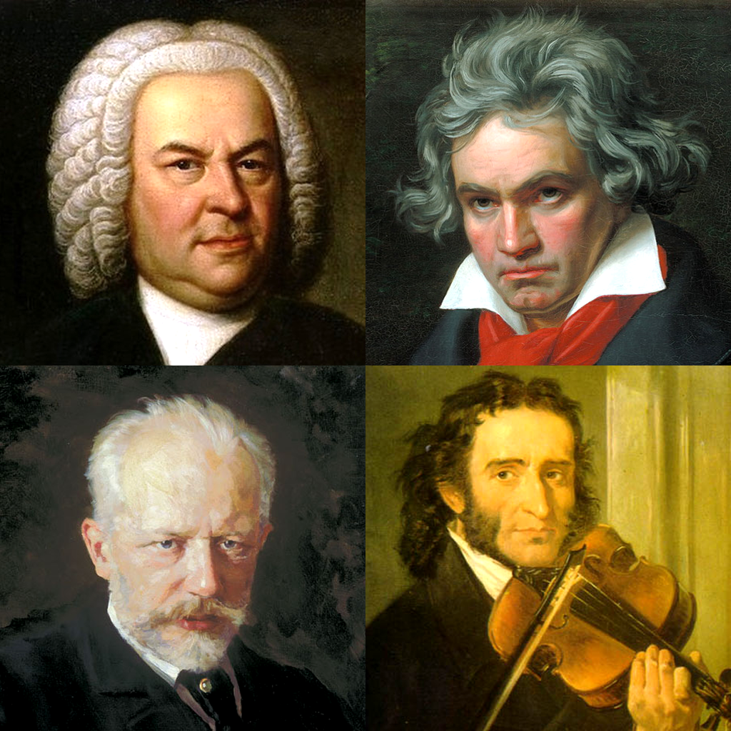 クラシック音楽の有名な作曲家 - 肖像画クイズ [iPhone]