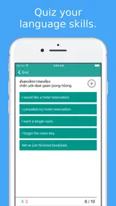 Simply Learn Thai Language - Speak Thai Phrasebook screenshot #4 for iPhone