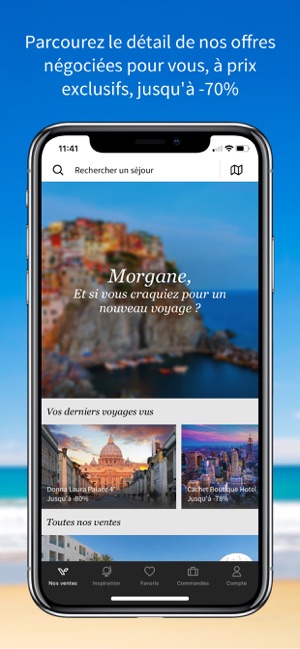 Voyage Privé : Vols et Hôtels dans l'App Store