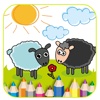 Coloring Book Mini Sheep Holiday Game Edition