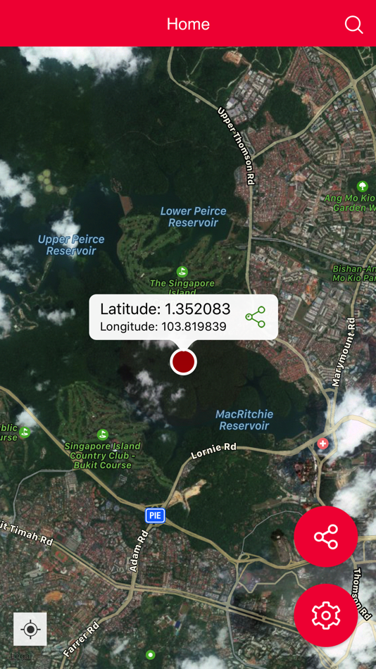 #2. My GPS Coordinates and Share Location (iOS) 由: Bhavik Savaliya